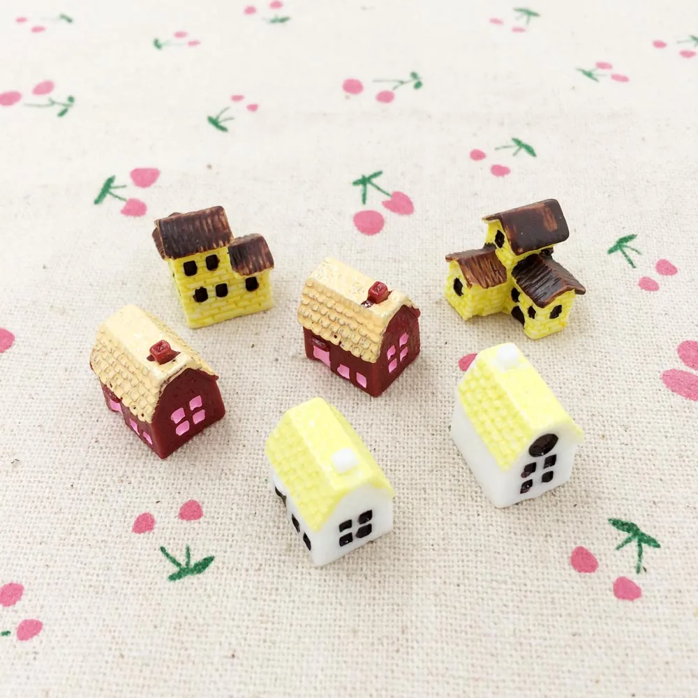 Мини Фея Сад миниатюрные Террариум фигурки Домик из полимерной глины украшения