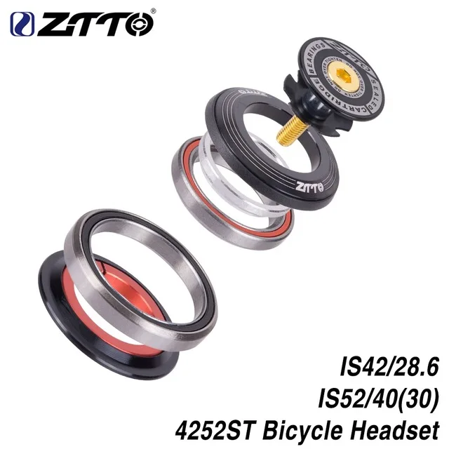 ZTTO 4252ST горный велосипед дорожная Fiets гарнитура 42 41 8 52 мм 1 1/8 &quot1 1/2&quot краны
