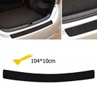 Для двери багажника автомобиля защитная резиновая накладка на задний бампер, прочная защитная самоклеящаяся накладка на задний бампер автомобиля
