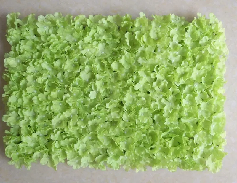 green Новое поступление 240x240 см высококлассные цветок гортензии Настенный комплект с подставкой DIY свадебный фон украшения - Цвет: green