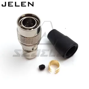 Hirose 4-контактный разъем, фоторазъем, красный кабельный разъем для камеры, 4-контактный разъем, автоматическое оборудование, разъем питания