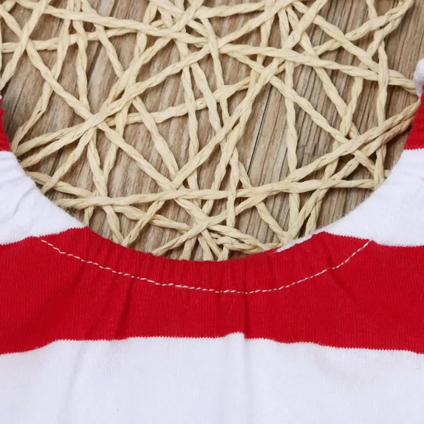 Полосатые боди для новорожденных девочек летнее в полоску Комбинезон маленьких