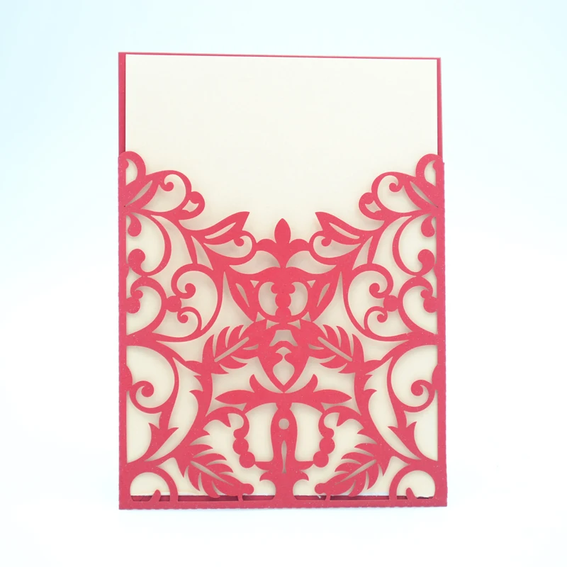 Новые товары 2018 Классическая романтичная элегантная Свадебная пригласительная