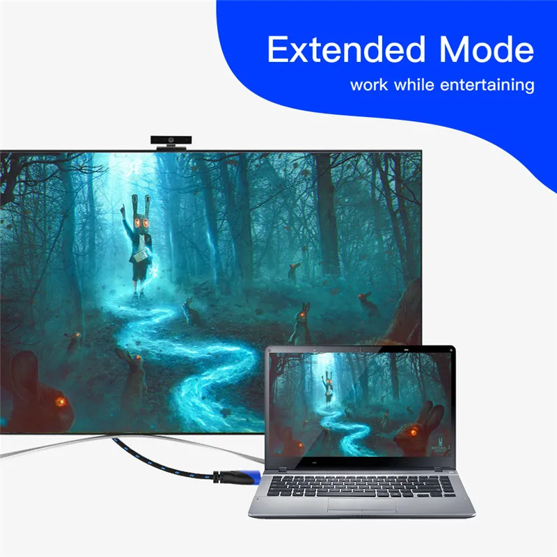 Кабель HDMI с нейлоновой оплеткой 1080P 3D V1.4 Быстрая Скорость 0,5 м 1 м 1,8 м 3 м 5 м 10 м 15 м HDMI код для проектора PS4 HDTV