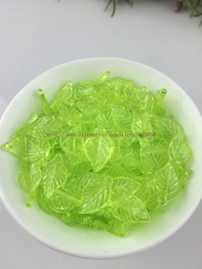 Новые модные украшения аксессуары бусины 200 шт./лот зеленые акриловые