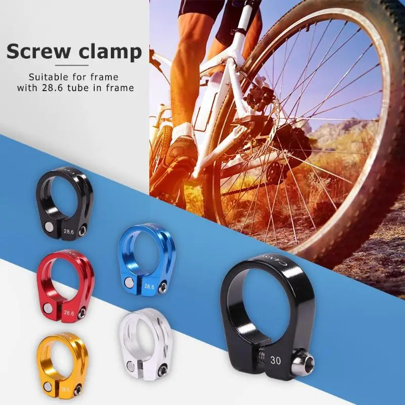 28,6/30 мм Сплав MTB BMX зажим для сиденья велосипеда Алюминиевый быстросъемный Горный Дорожный фиксированный механизм зажим стойки сиденья велосипеда