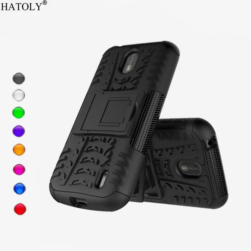 

HATOLY Case For Nokia 1 Case Cover Silicone & Plastic Armor Cover For Nokia 1 TA-1047 TA-1060 TA-1079 Back Case Fundas 4.5"