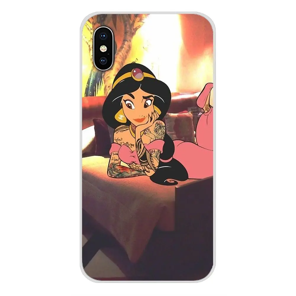 Сексуальная Татуировка панк Принцесса Жасмин Дизайн чехол для телефона Samsung Galaxy