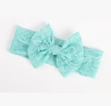 Оптовая продажа 10 шт. 2017 Кружевная повязка на голову Однотонные эластичные