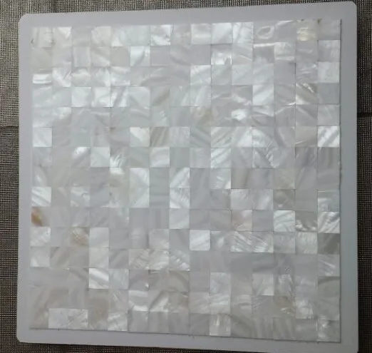 Супер белый из перламутровых раковин мозаичная плитка MD NO2 кухня щитка DIY Cabinettable