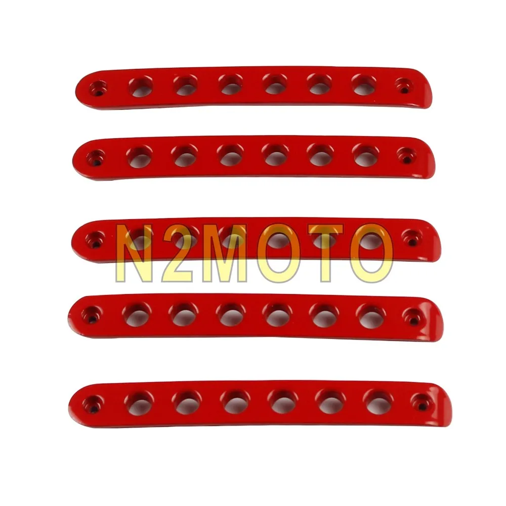 Для Jeep Wrangler Rubicon Sahara Sport JK JKU 2007-2017 дверные ручки багажника отделка 5 шт. красный |