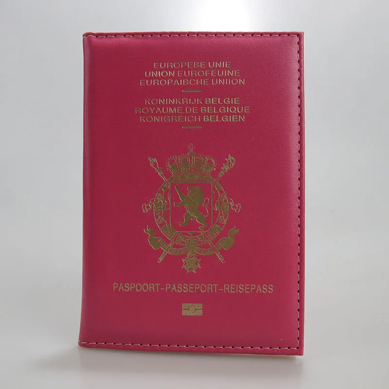 DIKEDAKU креативные Горячие штамповки в бельгийском стиле держатель для паспорта для женщин общие Яркие Кожаные обложки для паспорта Обложка для паспорта Кредитная карта