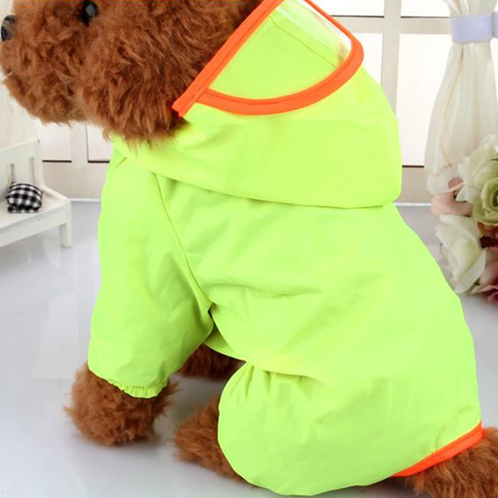 TINGHAO щенок собака открытый теплый дождевик Pet водонепроницаемая одежда плащ