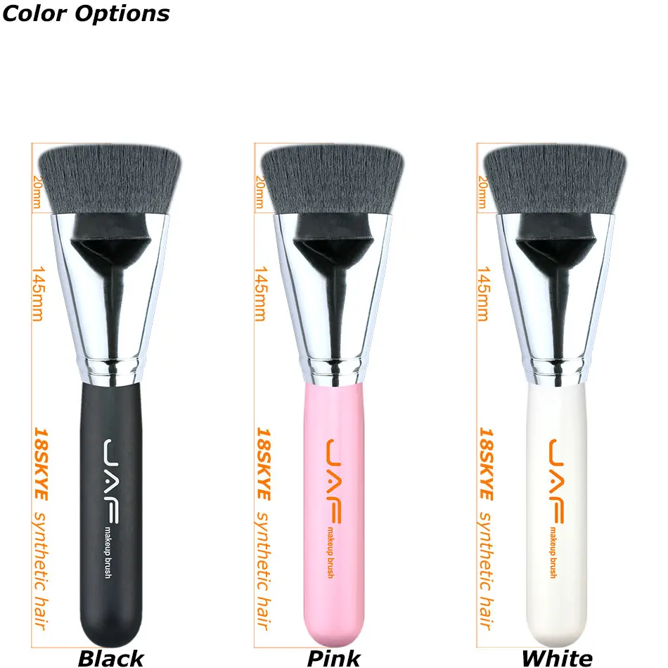 For Brushes Professional Cosmetic Flat Contour Brush Face Blend Powder Highlighter Makeup Edge Synthetic Hair 18SKYE | Красота и