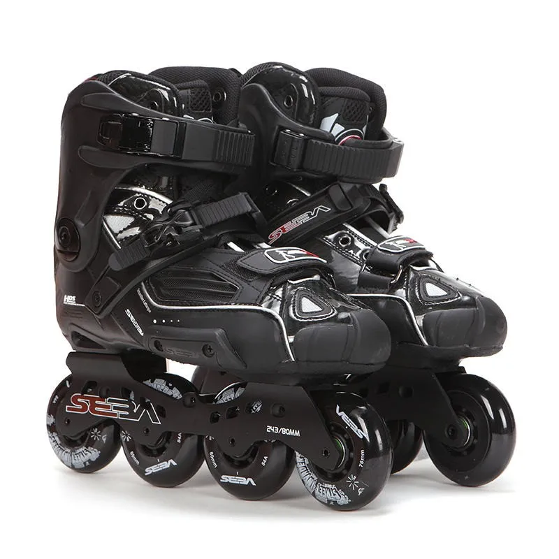 Japy Skate SEBA High Deluxe HD Взрослые роликовые коньки черные роликовые коньки Slalom Slide FSK Patines Adulto