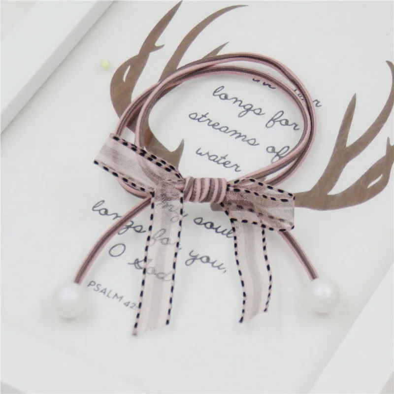 1 шт. Новинка Ленточные Завязывающиеся эластичные резинки для волос Игрушки