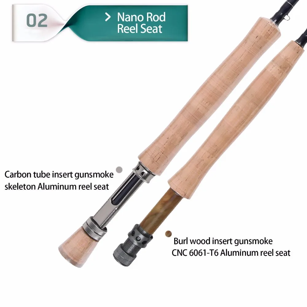 4 шт. рыболовная удочка из углеродного волокна с трубкой Cordura|fly rod fast|fishing rodfly |