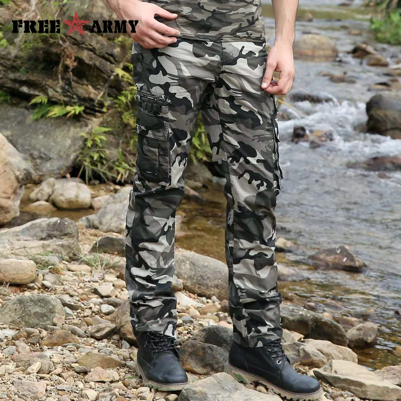 

Cargo Pants Overalls Men'S Millitary Clothing Tactical Pants Male Combat Camouflage Army Style Camo Green Trouser Plus Size 40