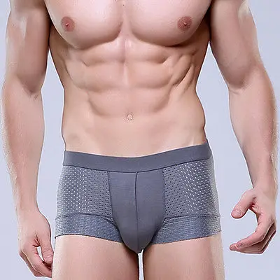 Hirigin Мужское нижнее белье дышащие хлопковые трусы боксеры с карманом|boxer shorts|boxer