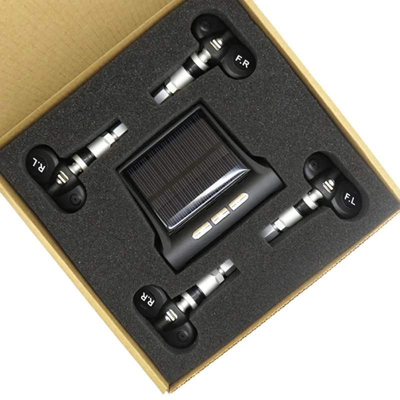 Акция 2018! Солнечная энергия TPMS автомобильная система контроля давления в шинах