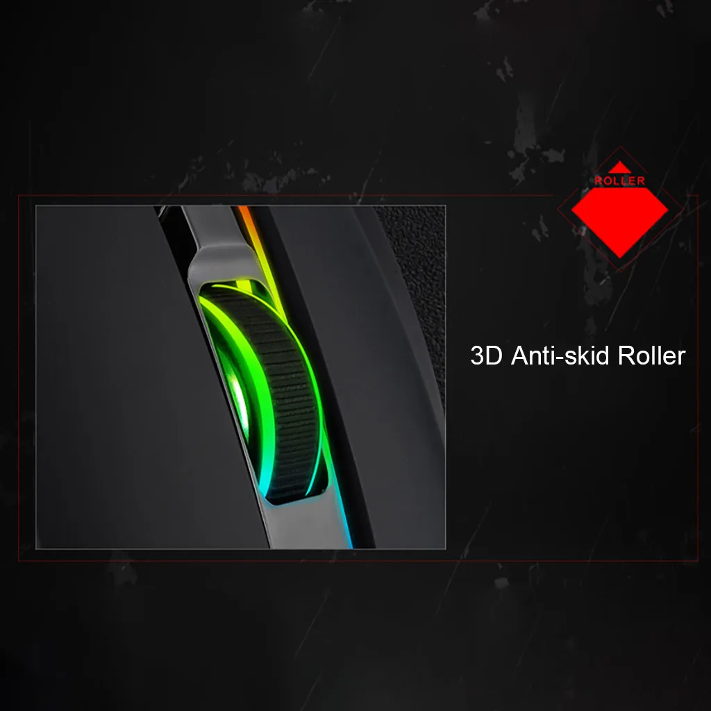 Проводная игровая мышь эргономичная 6 кнопок 3500 DPI RGB для Windows ПК игр беспроводная