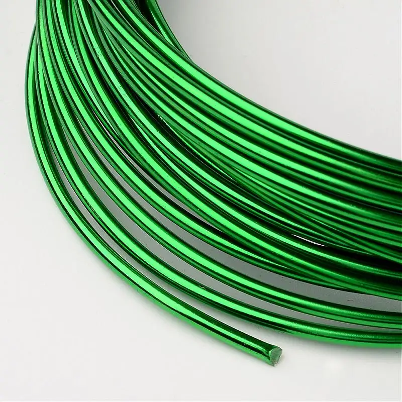 

Jewelry Findings Aluminum Wire, Mixed-Color, 8 Rolls, Plating Color, about 2mm in diameter, 6m/roll