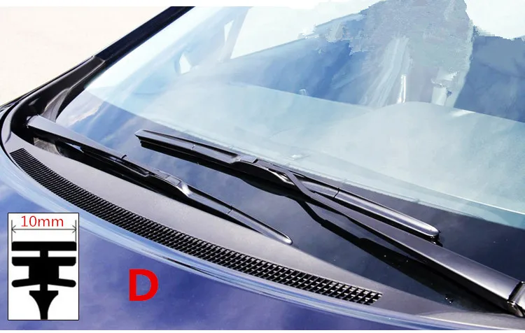 2010civic 23 26 inch 2 шт Автомобильная Щетка стеклоочистителя(заправка) Резиновая полоса для Honda accord fit CRV civic стеклоочистители автомобильные аксессуары - Цвет: 2010civic 23 26 inch