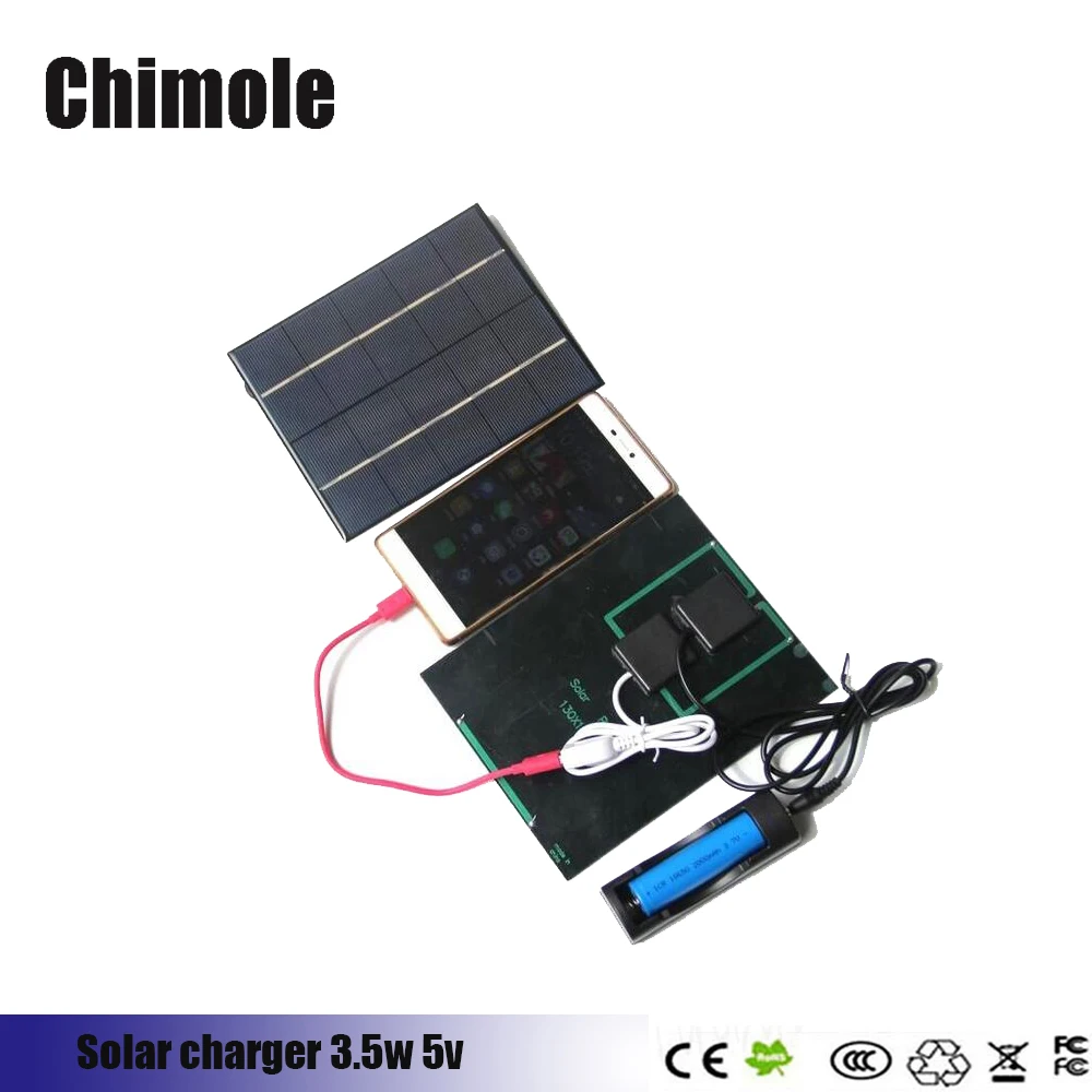 Chimole 6 в 3 5 Вт USB солнечная батарея зарядное устройство Панель Открытый