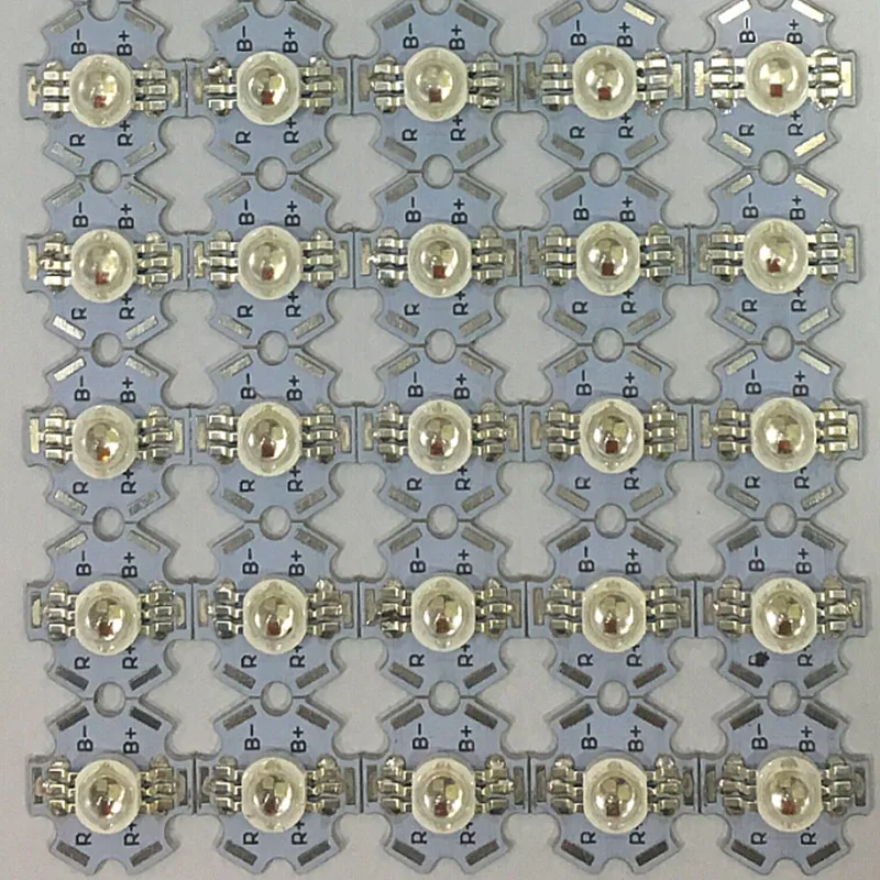 3 Вт светодиодный RGB чип сварочный радиатор высокой мощности Светодиодный шарик