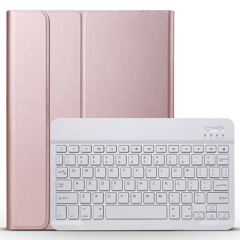 standard keyboard Съемный русский/Иврит/испанский беспроводной Bluetooth клавиатура чехол подставка кожаный смарт-чехол для Apple iPad Pro 11 планшет - Цвет: standard keyboard