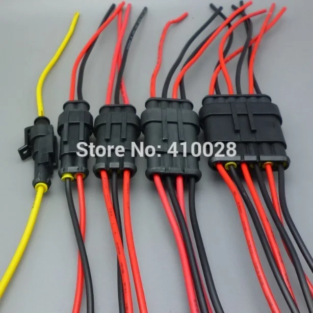 Shhworld 100 комплектов Авто 1 2 3 4 5 6 P Контактный автомобильный разъем HID розетка с