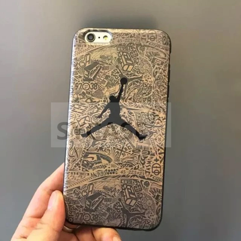 SYCASE прилив бренд летающий человек Иорданский Данк для iphone X 6 S плюс 7 8 Основа