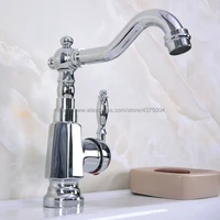 bathroom basin sink faucet chrome single handle bathroom kitchen faucet mixer hot and cold water tap nnf926