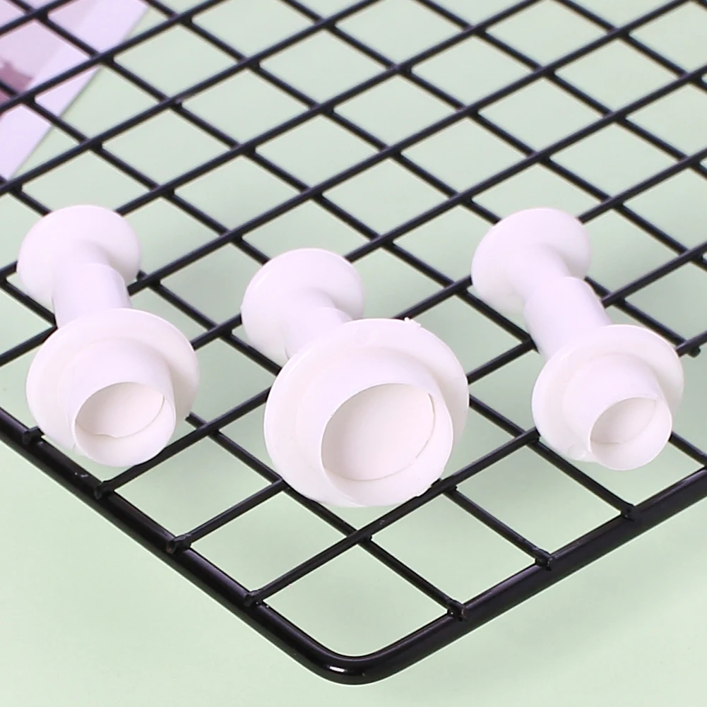 Пластиковая круглая форма Рождественский резак для печенья украшения подарков