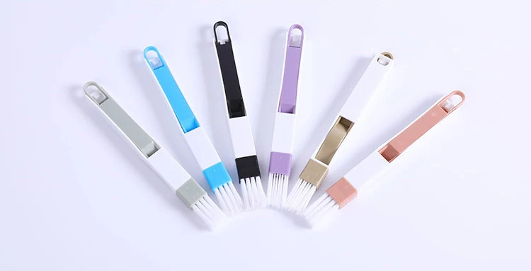 1 шт многоцелевая оконная дверная щётка для чистки клавиатуры Очиститель+ Совок 2 в 1 инструмент цвет случайный wx11211034