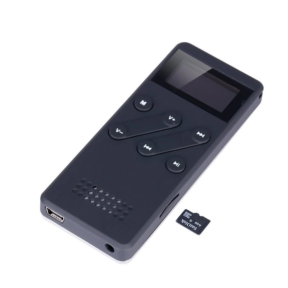 8 ГБ MP3 музыкальный плеер Поддержка TF карты FM Радио Mp3 с Регистраторы ЖК-дисплей