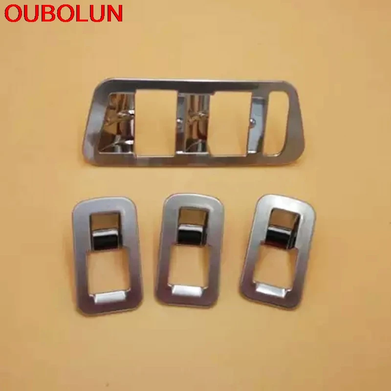 OUBOLUN ABS хром для Volkswagen VW golf 7 MK7 2013 2017 LHD интерьерная дверь окно кнопки рама круглые