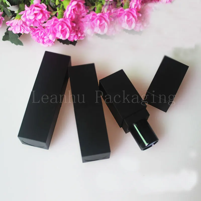 Wholesale Plastic Lipstick Tube Square DIY Handmade Homemade Spot Classic Matte Black/Pink | Красота и здоровье