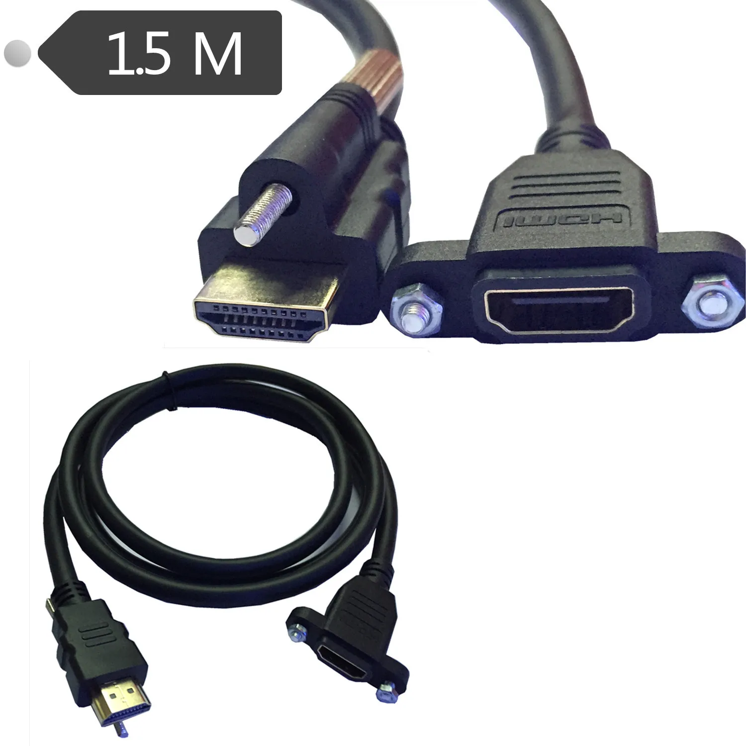 Кабель-удлинитель с позолоченным штекером HDMI на гнездо 1 5 м | Компьютеры и офис