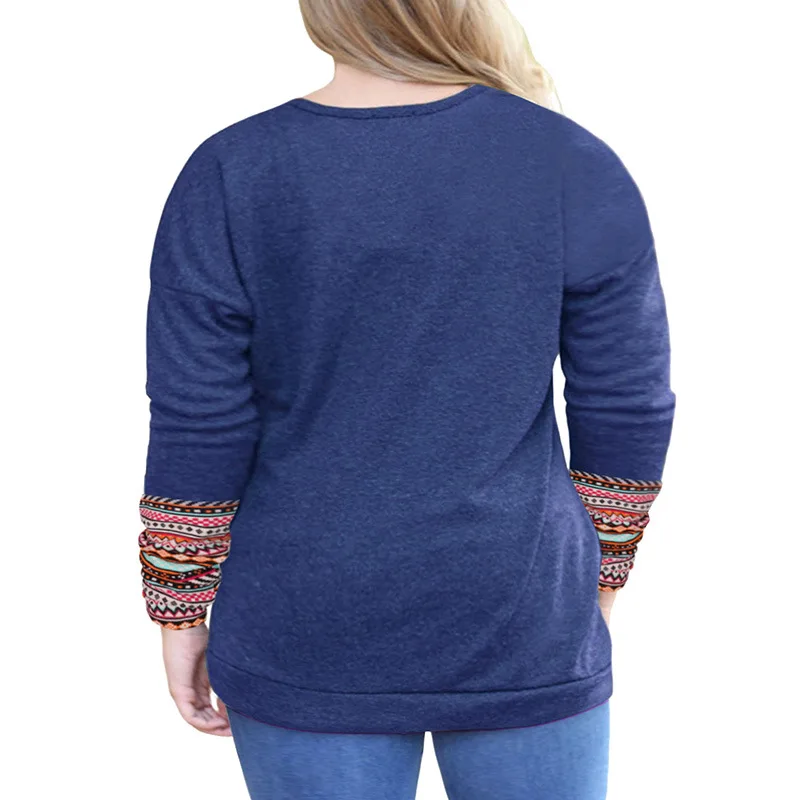 Suvance 2019 Осень Весна повседневные с круглым вырезом 11 однотонных цветов Размер S-5xl