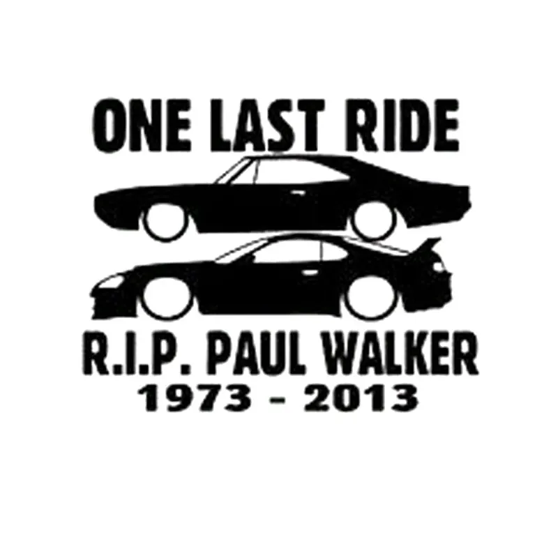 Наклейка на окно автомобиля 11 6 см * 9 3 наклейка Paul walker грузовик RIP Fast and Furious