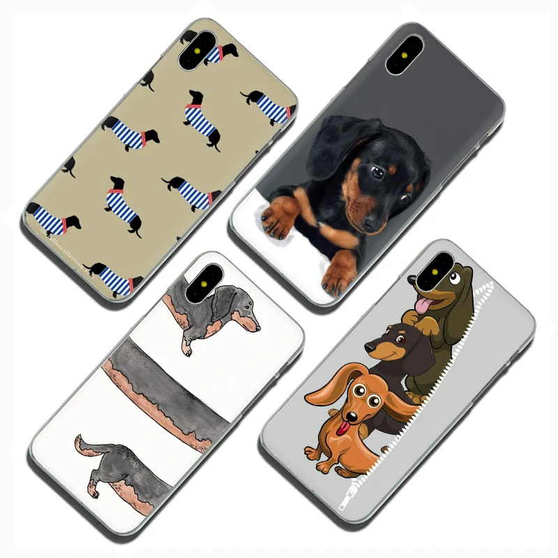 Милая мультяшная Одежда для собак жесткий чехол для телефона iphone 5 5s 5c 6 6s Plus 7 8 Plus X XR XS 11 Pro Max