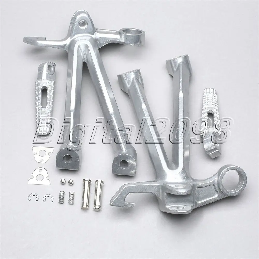 1 комплект хромированная подставка для ног пассажирского мотоцикла кронштейн