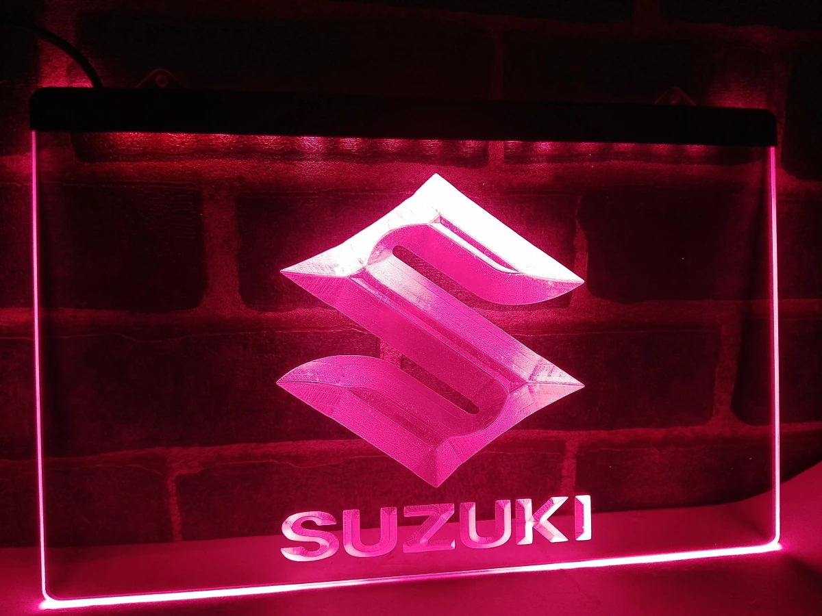 LG194- Suzuki светодиодная неосветодиодный световая вывеска | Дом и сад
