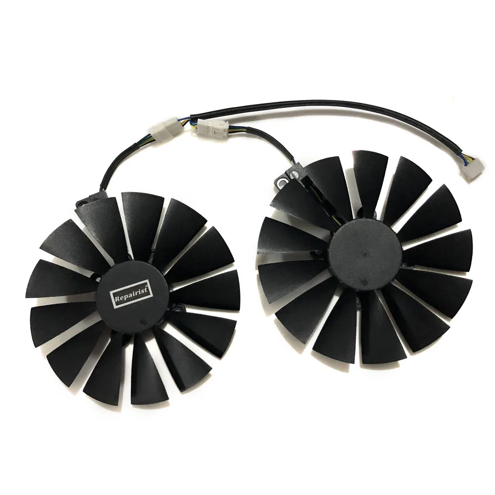 

2Pcs/Set T129215SM FDC10M12S9-C,VGA Fan,For ASUS CERBERUS GTX1070TI A8G GDDR5,ROG POSEIDON GTX1080TI,ROG STRIX-GTX 1050Ti-4G