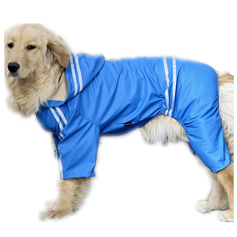 New Summer Waterproof Dog Raincoat Cool Clothes for Big Dogs Rainwear Jacket Costume Pets Apparel Sportswear 3XL- 7XL CW006 |