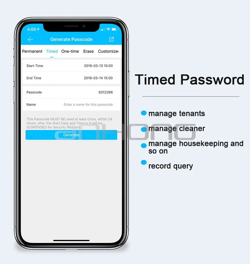 Фото Passcord квартира замок TTLock приложение дистанционное управление Bluetooth шлюз умный Passcord квартира замок TTLock приложение дистанционное управление Bluetooth шлюз умный