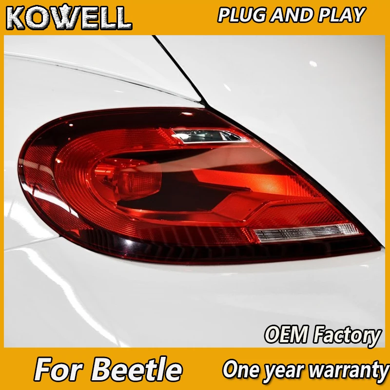 KOWELL для VW Beetle хвост светильник s 2013 2014 2018 Южная Америка дизайн светодиодный фонарь