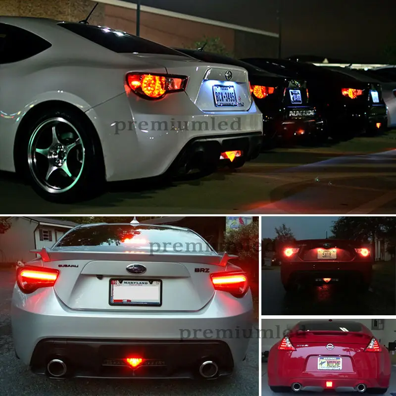 Стробоскоп мигающий красный светодиодный задний противотуманный светильник 4 й