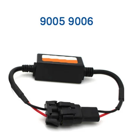 12V 24V Универсальный 9006 Разъем светодиодные фары декодер анти помехи мигание